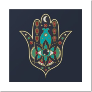 Hamsa Hand Posters and Art